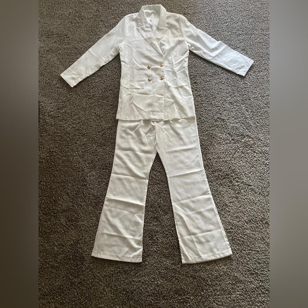 White Suit w/ Gold Buttons